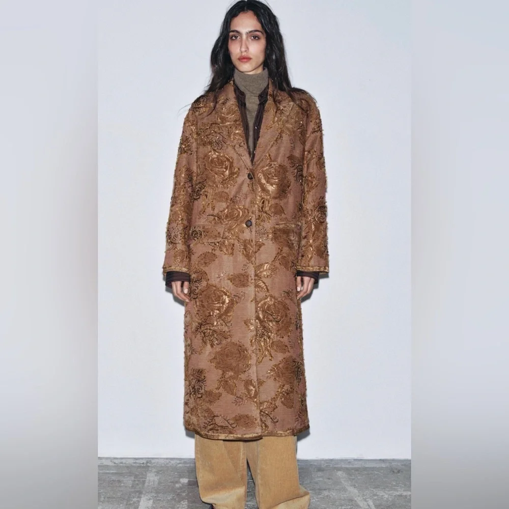 Zara beaded coat - Picture 3 of 7